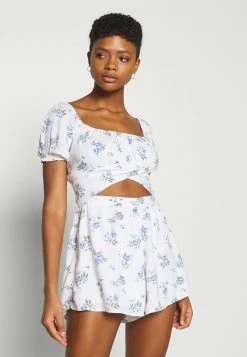 Hollister Co. ROMPER - Jumpsuit - White Floral | Damen -Hollister Co Verkäufe 2022 9dc8e0af2ed44156b32acfd930b01729