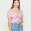 Hollister Co. Bluse - Roseate Spoonbill | Damen
