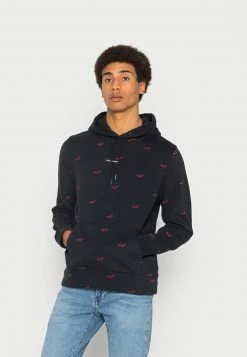 Hollister Co. GITD GAMER - Sweatshirt - Black All Over Icon | Herren