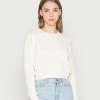 Hollister Co. CYBER DROP SOLIDS - Strickpullover - Antique White | Damen -Hollister Co Verkäufe 2022 a1b4f358059c4984b9bd2afc443dcdf2