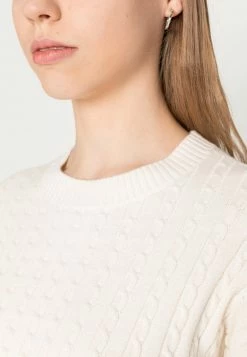 Hollister Co. CYBER DROP SOLIDS - Strickpullover - Antique White | Damen -Hollister Co Verkäufe 2022 a55cc786c7b94a9f9d3a6eeb635ae664