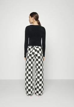 Hollister Co. BUTTON THROUGH - Strickjacke - Casual Black | Damen -Hollister Co Verkäufe 2022 a560301377d64376846c31b681fbcd7a