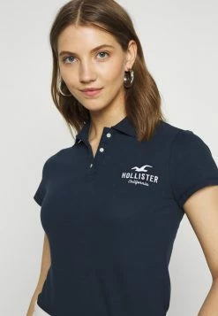 Hollister Co. CORE LOGO - Poloshirt - Navy | Damen -Hollister Co Verkäufe 2022 a62896f11bb04c20a86f4cd0aea35a7c