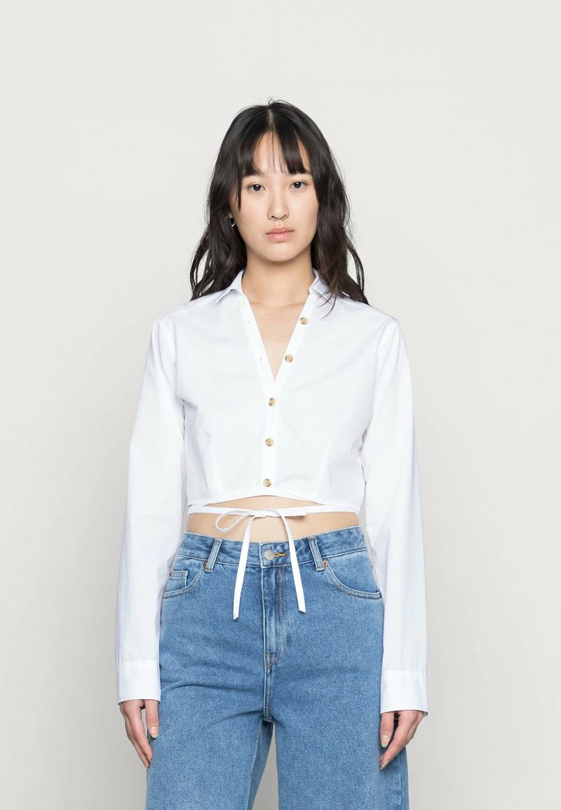 Hollister Co. WRAP AROUND SHIRTING - Hemdbluse - White | Damen 3 Hollister Co. WRAP AROUND SHIRTING - Hemdbluse - White | Damen