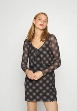 Hollister Co. WEBEX FRIENDSGIVING DROP - Etuikleid - Lavender Plaid | Damen