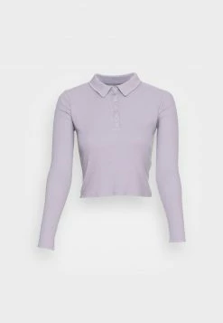 Hollister Co. SLIM BUTTON POLO - Langarmshirt - Lavender Grey | Damen -Hollister Co Verkäufe 2022 a6dfd910435549ceb5acca7d9ffcb5ea