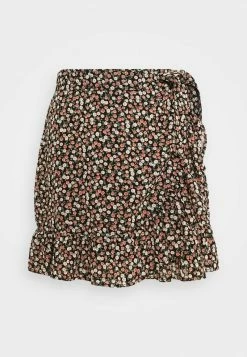 Hollister Co. SOFT FLIRTY DAY TO NIGHT - Wickelrock - Black | Damen -Hollister Co Verkäufe 2022 a70584838ce641afac67af442555692c