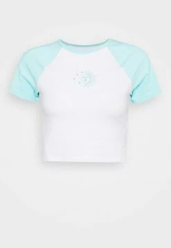 Hollister Co. T-Shirt Print - Aqua Splash | Damen -Hollister Co Verkäufe 2022 a776ad21b6f9408c8c4232557a2c6217