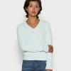 Hollister Co. ICON CABLE V NECK UPDATE - Strickpullover - Pale Blue | Damen -Hollister Co Verkäufe 2022 a892f20ccc4e4ba3abe7be9add7746c2