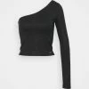 Hollister Co. FESTIVE ONE SHOULDER - Langarmshirt - Casual Black Sparkle | Damen -Hollister Co Verkäufe 2022 a9e5a2e2ae304b38b798f301f3ac0333