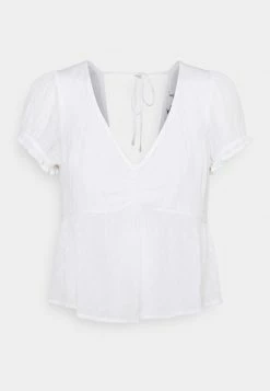 Hollister Co. BABYDOLL - Bluse - Pretty White | Damen -Hollister Co Verkäufe 2022 a9fb90d25fc04ac0a6b0db7e96276dfb