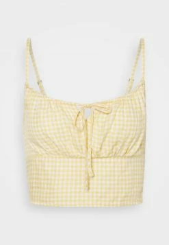 Hollister Co. TIE BARE - Top - Yellow | Damen -Hollister Co Verkäufe 2022 aa896809f76e419eb5c80376de08d39a