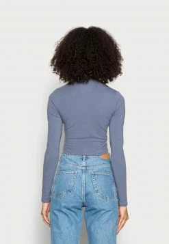 Hollister Co. CROP MOCK - Langarmshirt - Grisaille | Damen -Hollister Co Verkäufe 2022 aa8ff48a16644919b33d42ac1a1a7b01