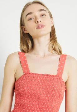Hollister Co. WEBEX BARE SMOCKED TIEBACK ROMPER - Jumpsuit - Coral | Damen -Hollister Co Verkäufe 2022 ae4f53592df84016b9a974add60cc0ce