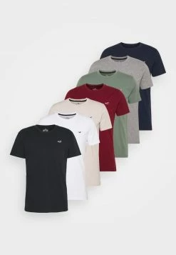 Hollister Co. CREW 7 PACK - T-Shirt Basic - White/burg/beige/navy/grey Siro/green/black | Herren 14 Hollister Co. CREW 7 PACK - T-Shirt Basic - White/burg/beige/navy/grey Siro/green/black | Herren -Hollister Co Verkäufe 2022 aec1778e400b425099e068b58c735df3