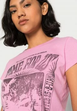 Hollister Co. SLIM TREND MAY - T-Shirt Print - Pink | Damen -Hollister Co Verkäufe 2022 b044fae0e454421a8c6d6a09988a1846