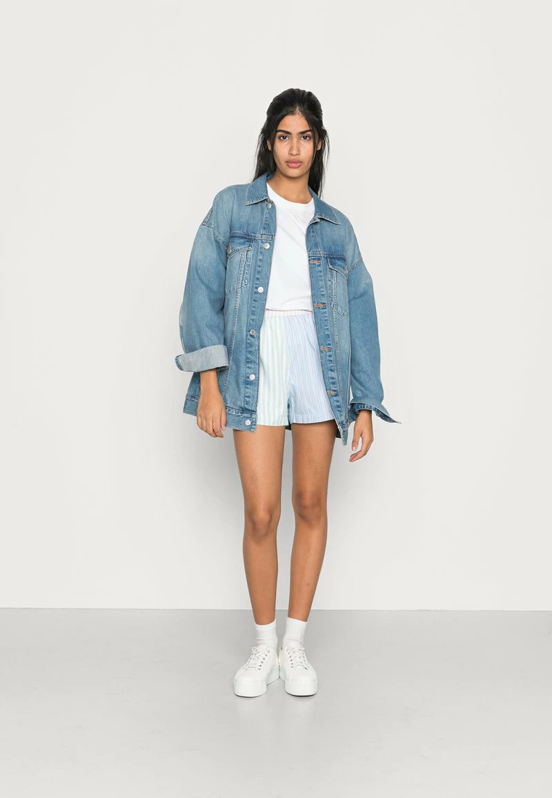 Hollister Co. POPLIN SOFT - Shorts - Green/blue/pink Splice | Damen 4 Hollister Co. POPLIN SOFT - Shorts - Green/blue/pink Splice | Damen – Bild 2