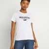 Hollister Co. T-Shirt Print - White | Damen