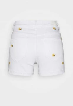 Hollister Co. CLEAN DAISY ROLL - Jeans Shorts - White | Damen -Hollister Co Verkäufe 2022 b422d9c00c5c40b5b0989982cf03166a