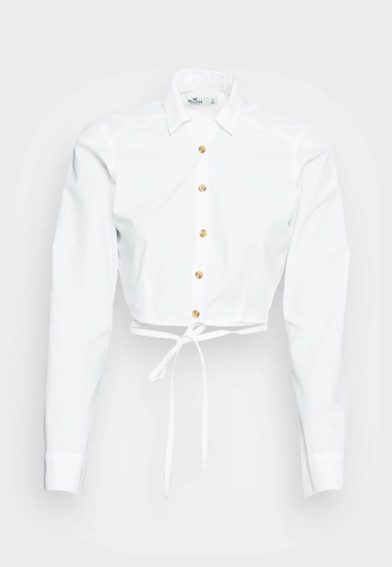Hollister Co. WRAP AROUND SHIRTING - Hemdbluse - White | Damen 6 Hollister Co. WRAP AROUND SHIRTING - Hemdbluse - White | Damen – Bild 4