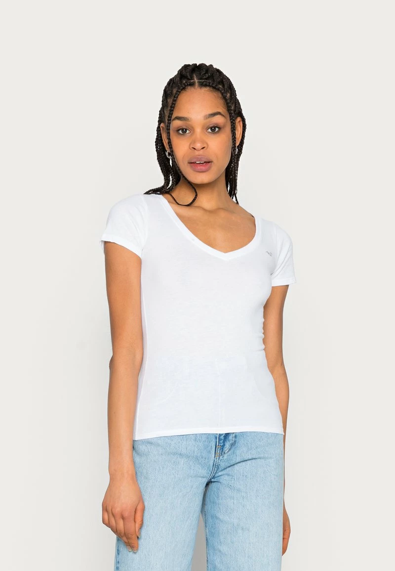 Hollister Co. 3 Pack - T-Shirt Print - Stripes/white/navy | Damen 6 Hollister Co. 3 Pack - T-Shirt Print - Stripes/white/navy | Damen – Bild 4