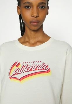 Hollister Co. CREW - Langarmshirt - Cream | Damen -Hollister Co Verkäufe 2022 b501f69bee894b1ca979912bed534425