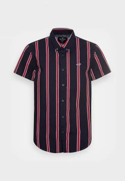 Hollister Co. SLIM PATTERN - Hemd - Navy | Herren -Hollister Co Verkäufe 2022 b65efc1a8dc34ddf85b551d4d3d9cc16
