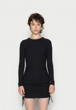 Hollister Co. COZY DRESS - Jerseykleid - Black | Damen