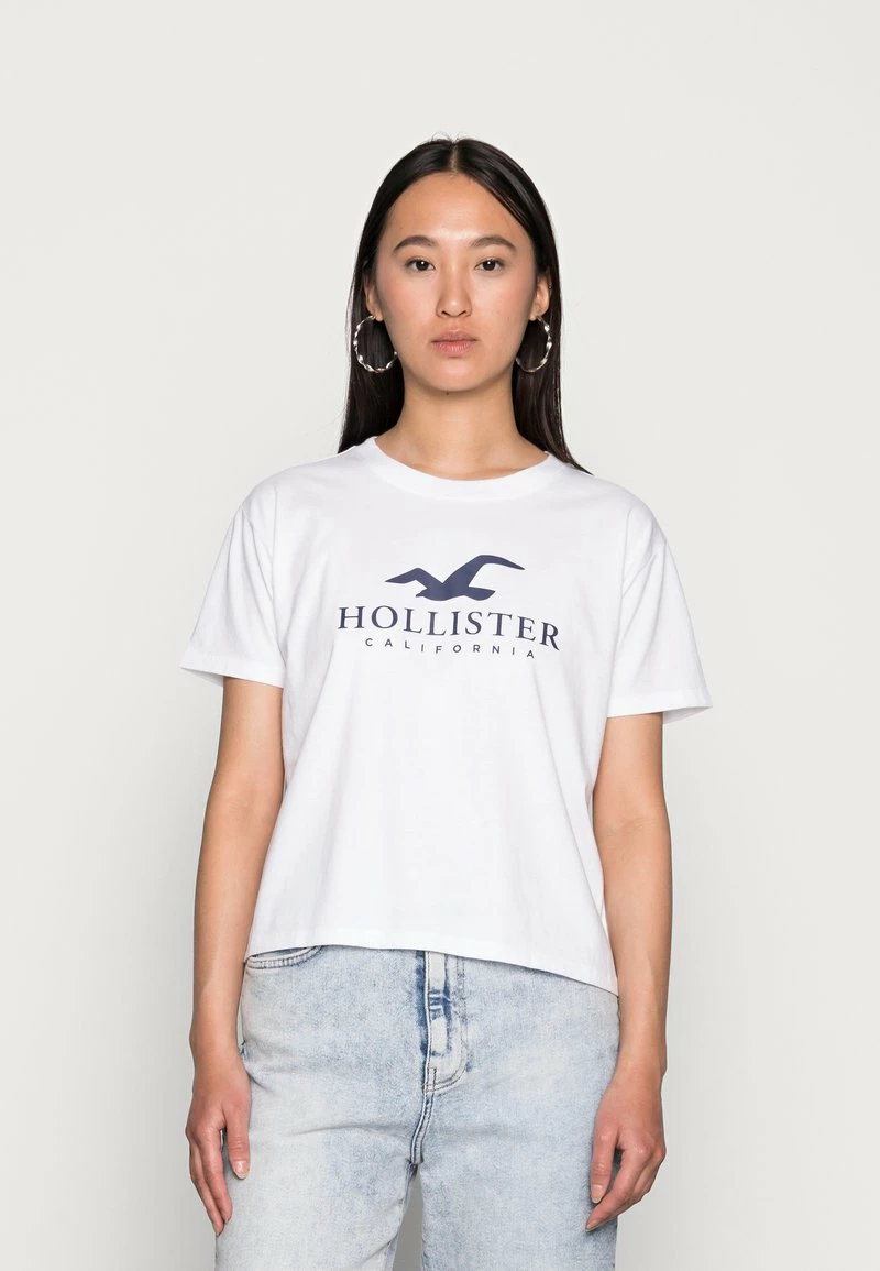 Hollister Co. TIMELESS LOGO - T-Shirt Print - White | Damen 3 Hollister Co. TIMELESS LOGO - T-Shirt Print - White | Damen