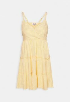 Hollister Co. BARE FEMME SHORT DRESS - Freizeitkleid - Yellow | Damen -Hollister Co Verkäufe 2022 b98e96da085c495d83022916323d991b