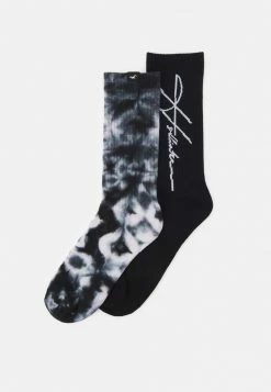 Hollister Co. CREW SOCK 2 PACK UNISEX - Socken - Black