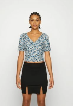 Hollister Co. VNECK - Bluse - White Ground Marina Floral | Damen
