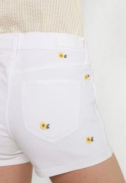 Hollister Co. CLEAN DAISY ROLL - Jeans Shorts - White | Damen -Hollister Co Verkäufe 2022 b9b376cce7974454a3fe35eca0b752b4
