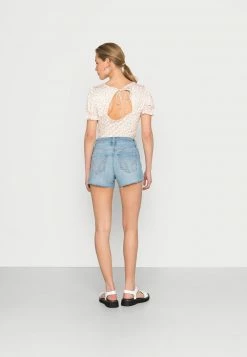Hollister Co. CURVY MEDIUM DESTROY - Jeans Shorts - Blue Denim | Damen -Hollister Co Verkäufe 2022 ba82ce1a743c47cc89ff2d2e67b953c9