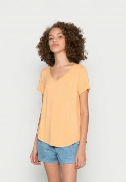 Hollister Co. EASY VEE 3 PACK - T-Shirt Basic - Bright White/apricot Nectar | Damen -Hollister Co Verkäufe 2022 baa16b98aa504a58ad608a5868b0364d