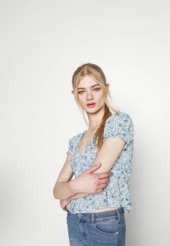 Hollister Co. BABYDOLL - Bluse - White | Damen -Hollister Co Verkäufe 2022 bade7ae9d07341e4a50d7aec08329f74