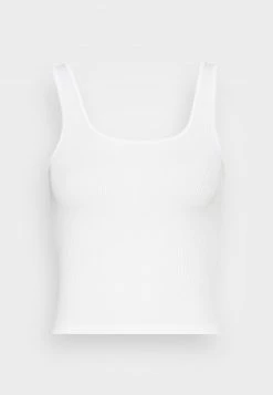 Hollister Co. BARE SEAMLESS SQUARE NECK TANK - Top - Bright White | Damen -Hollister Co Verkäufe 2022 bddc9bf6f21b40cc8314fbb0f50074d8
