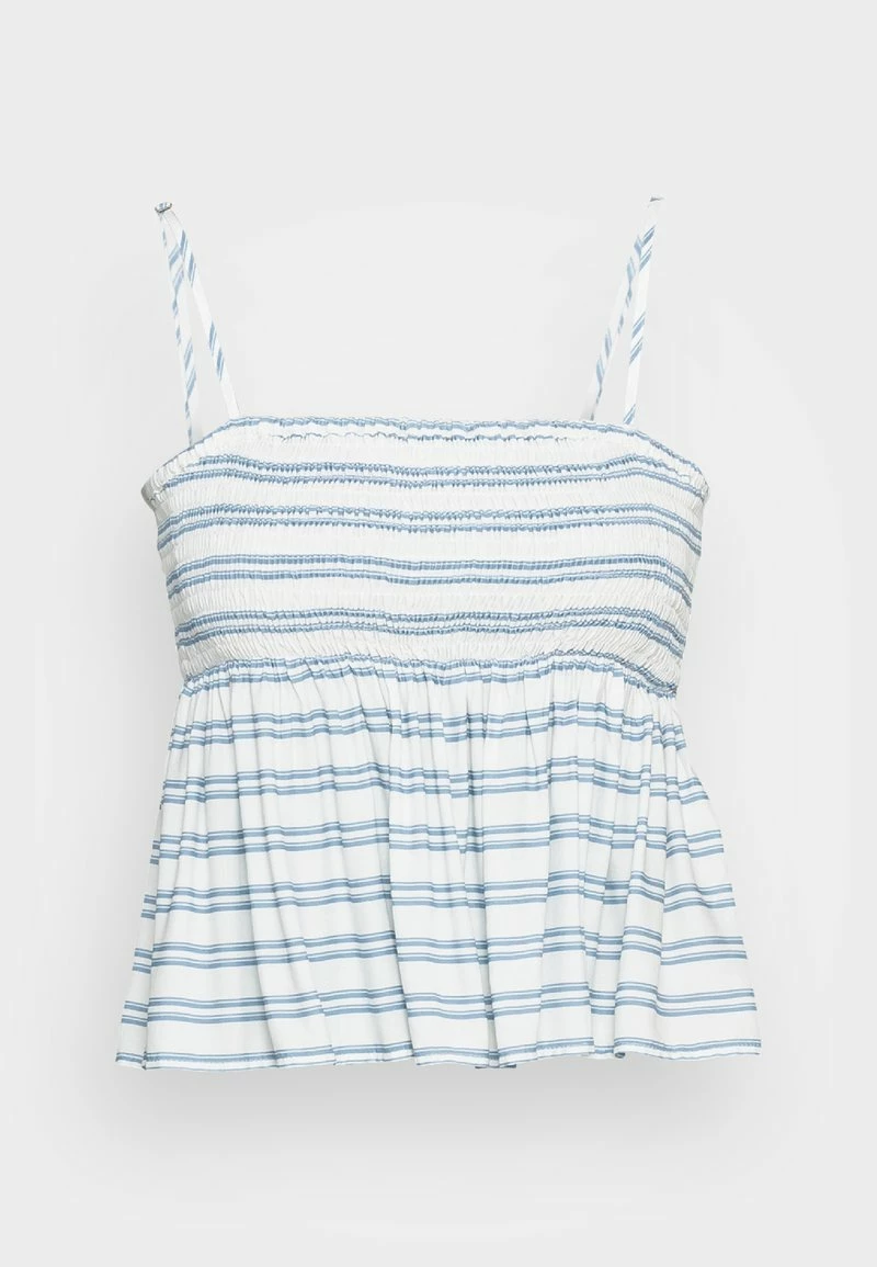 Hollister Co. BARE SMOCKED WOVEN - Top - Blue & White Stripes | Damen 6 Hollister Co. BARE SMOCKED WOVEN - Top - Blue & White Stripes | Damen – Bild 4