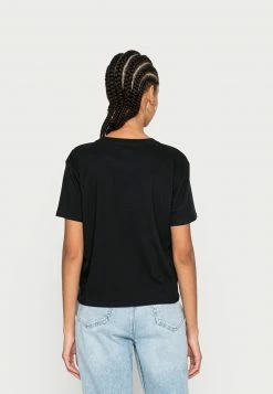 Hollister Co. SPLICED TEE - T-Shirt Print - Black Solid | Damen -Hollister Co Verkäufe 2022 bf8ab80f98a040108f19d5928e85a8ba