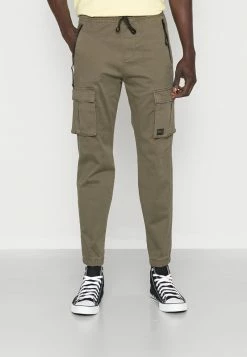 Hollister Co. CLIMBING TILITY - Cargohose - Deep Green | Herren