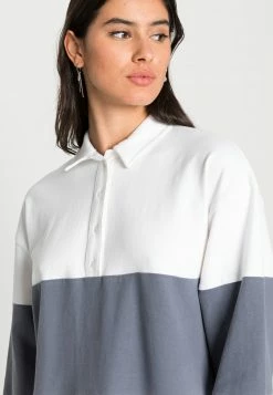 Hollister Co. RUGBY SHORT DRESS - Freizeitkleid - White Stripe | Damen -Hollister Co Verkäufe 2022 c06734a01f104fe98a94f17fe80d5710