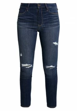 Hollister Co. DESTROY - Jeans Skinny Fit - Dark-blue Denim | Damen -Hollister Co Verkäufe 2022 c28e8357d9c54f92baf730db455d23e0
