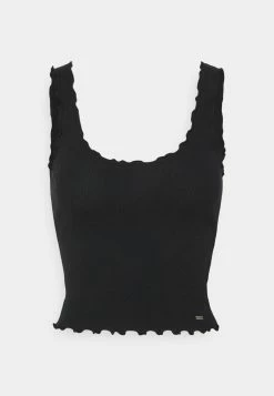 Hollister Co. CINCH CAMI - Top - Black | Damen -Hollister Co Verkäufe 2022 c2c52aa6ab5943f1ae069d886646b741