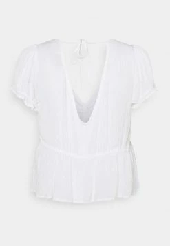 Hollister Co. BABYDOLL - Bluse - Pretty White | Damen -Hollister Co Verkäufe 2022 c581b8010db54b8db5b7ec617716771e