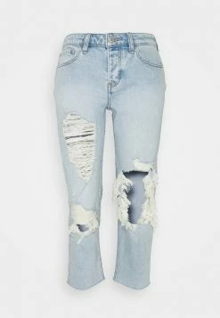 Hollister Co. SHRED - Jeans Relaxed Fit - Light Indigo | Damen -Hollister Co Verkäufe 2022 c5d76ad3d3bf40ff8eeb63f438bf694a