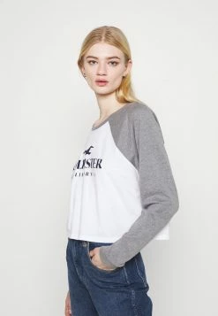 Hollister Co. PRINT - Langarmshirt - Grey | Damen -Hollister Co Verkäufe 2022 c67f6345ee6040638189fcb2ca9c93b5