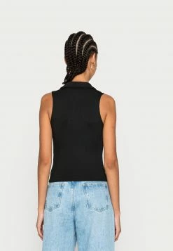 Hollister Co. BARE SEAMLESS BARE POLO - Top - Casual Black | Damen -Hollister Co Verkäufe 2022 c75049cd91ad4df191a8d407f7b106a9