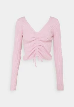 Hollister Co. SLIM CINCH FRONT N BACK - Strickpullover - Pink | Damen -Hollister Co Verkäufe 2022 c7667ab6755f41be803ec52e9aa36158