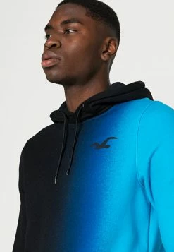 Hollister Co. Sweatshirt - Black/blue Ombre | Herren -Hollister Co Verkäufe 2022 c9c209c1de7a4279bcf954407c02ee1d