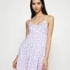 Hollister Co. BARE DRESS - Jerseykleid - Lavender | Damen -Hollister Co Verkäufe 2022 ca3c455fef094081ae7987c4e73524ba